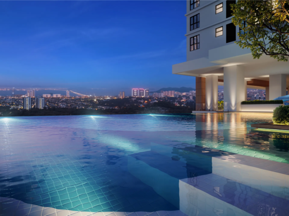 Pinnacle Bukit Gambir Infinity Pool