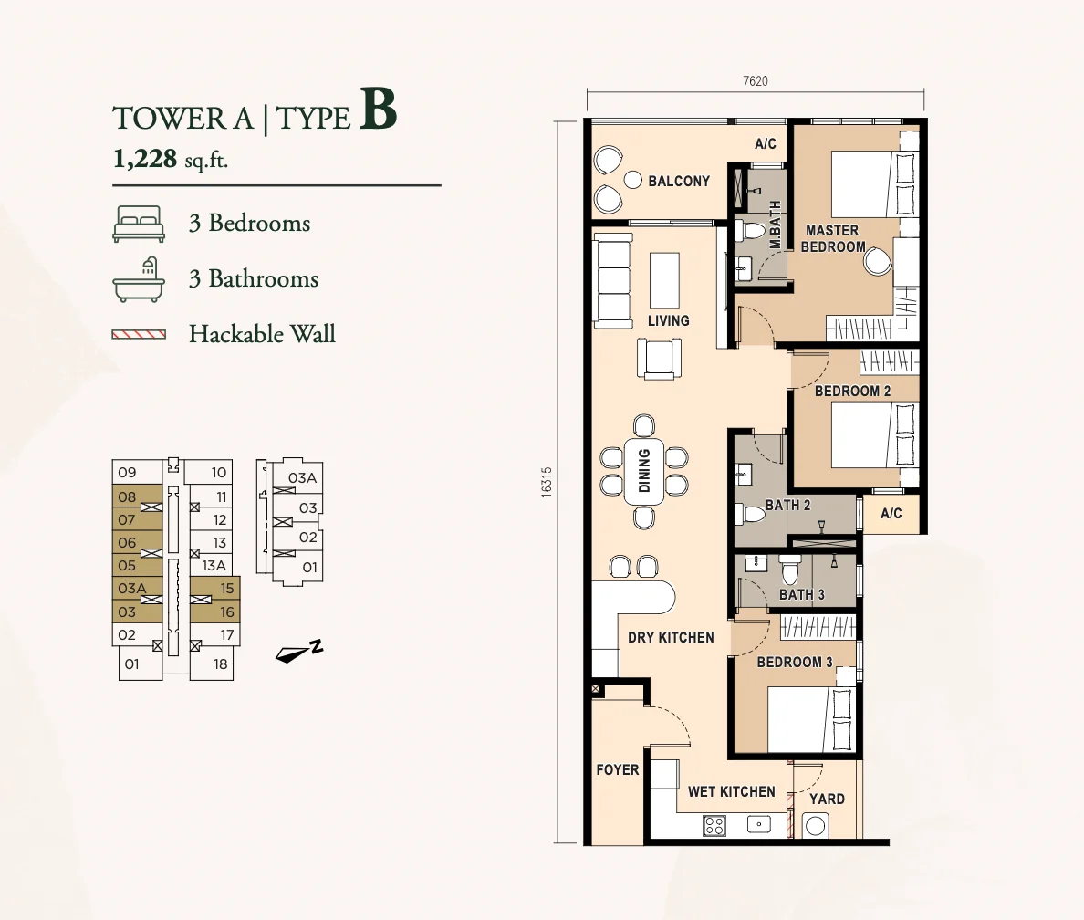 Pinnacle bukit gambier Gelugor Type B