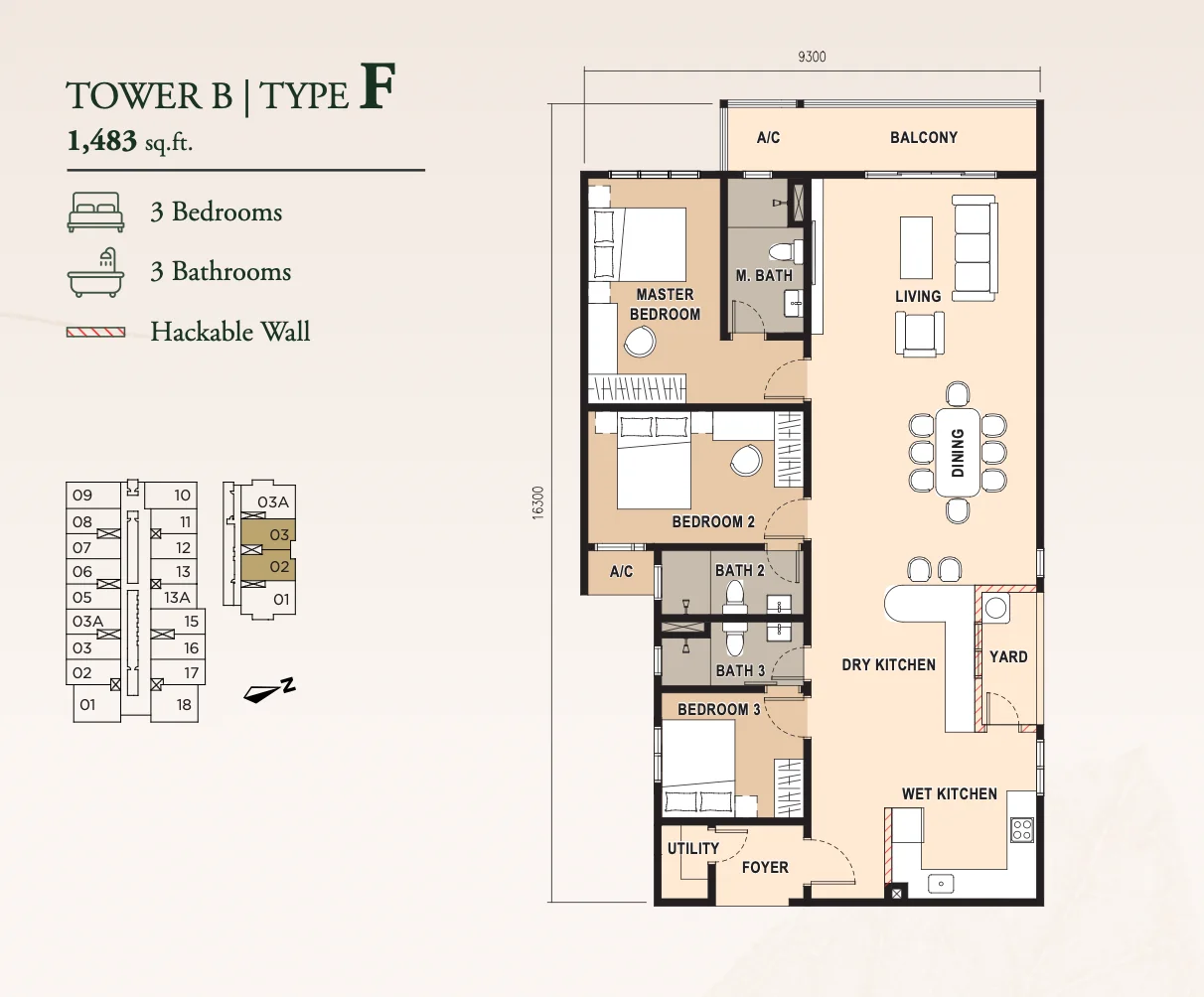 Pinnacle bukit gambier Gelugor Type F